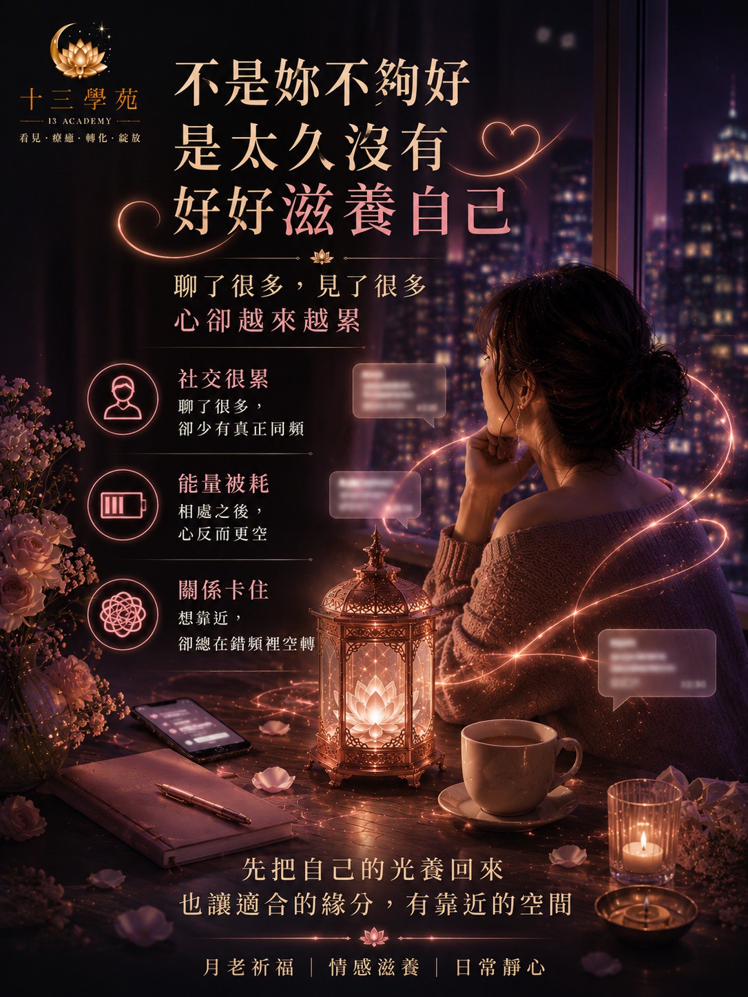手機滑了半天聊得來的沒幾個、約了會回家卻覺得能量被掏空