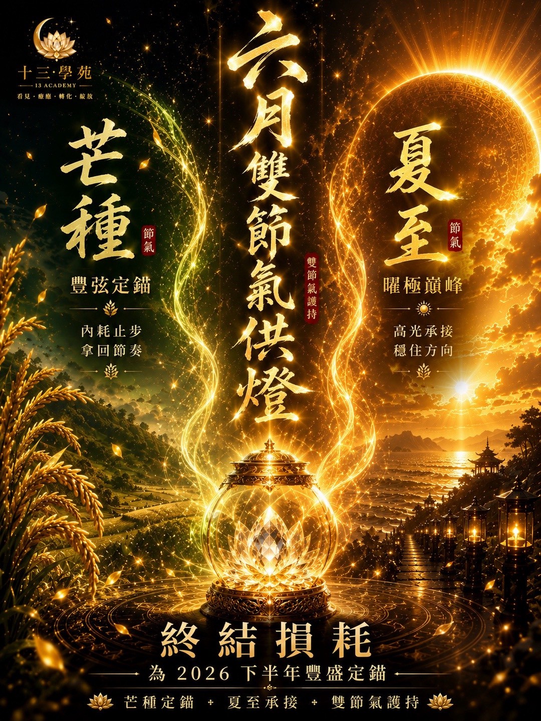 六月雙節氣供燈