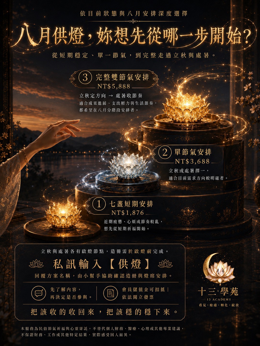 八月供燈方案價格