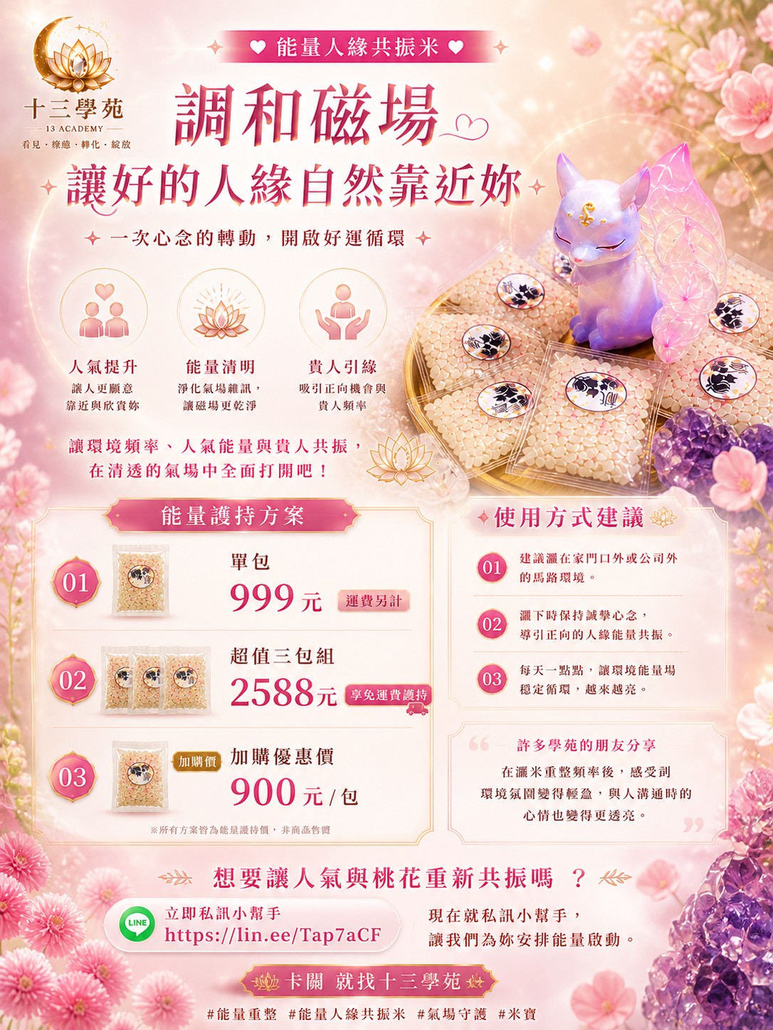能量人緣共振米方案價格