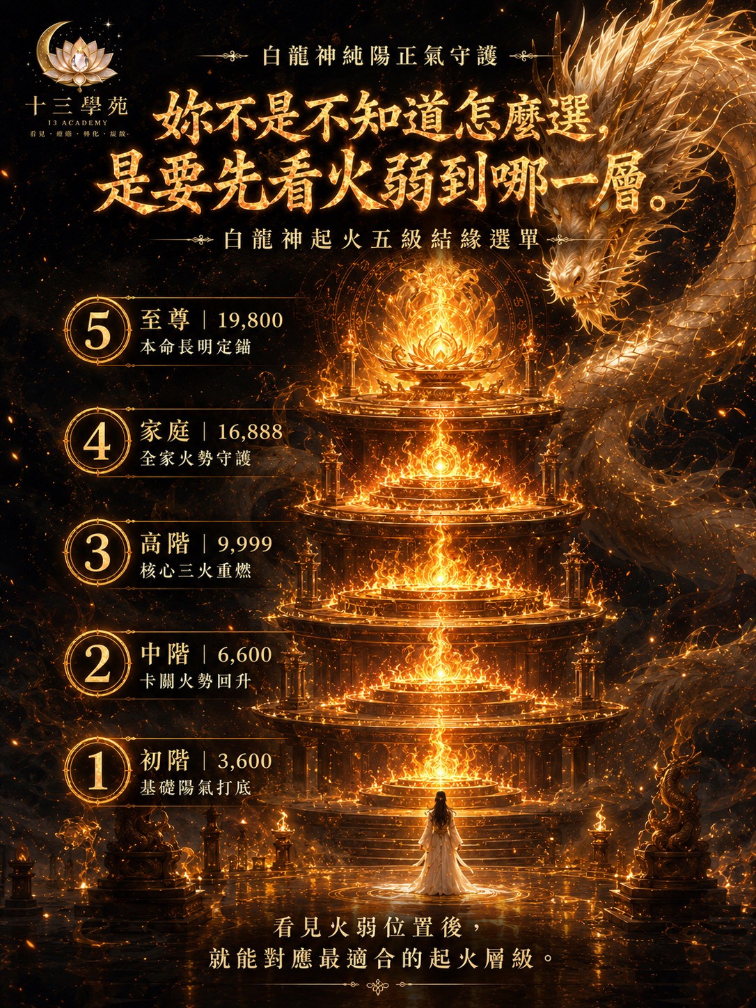 白龍神起火五級結緣選單