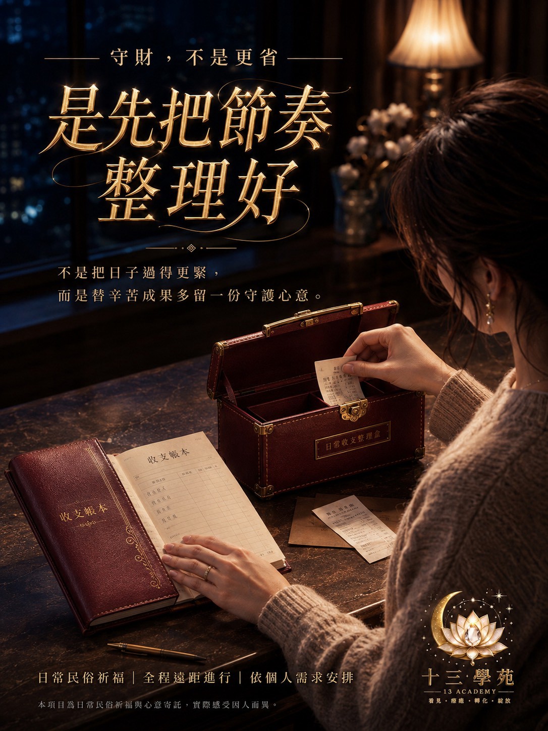 不是把日子過得更緊，而是替辛苦成果多留一份守護心意