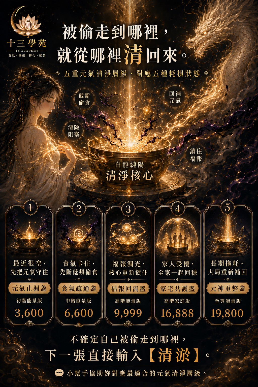 白龍神純陽正氣驅除日常低頻干擾