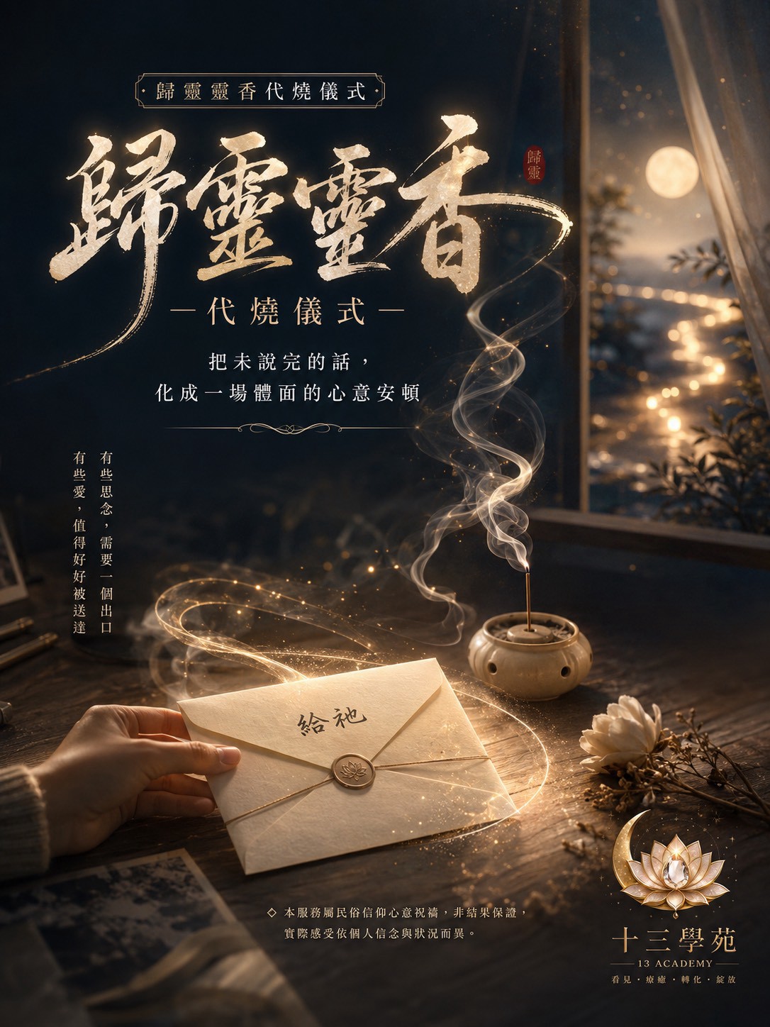 歸靈靈香代燒儀式
