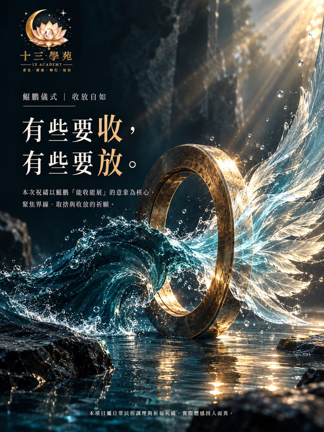 鯤鵬儀式核心意象，能收能展