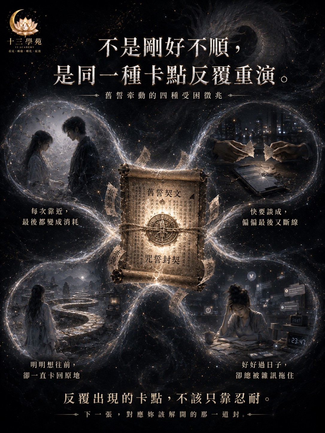 有些卡關不是這輩子造成的，是更早以前就埋下的路障