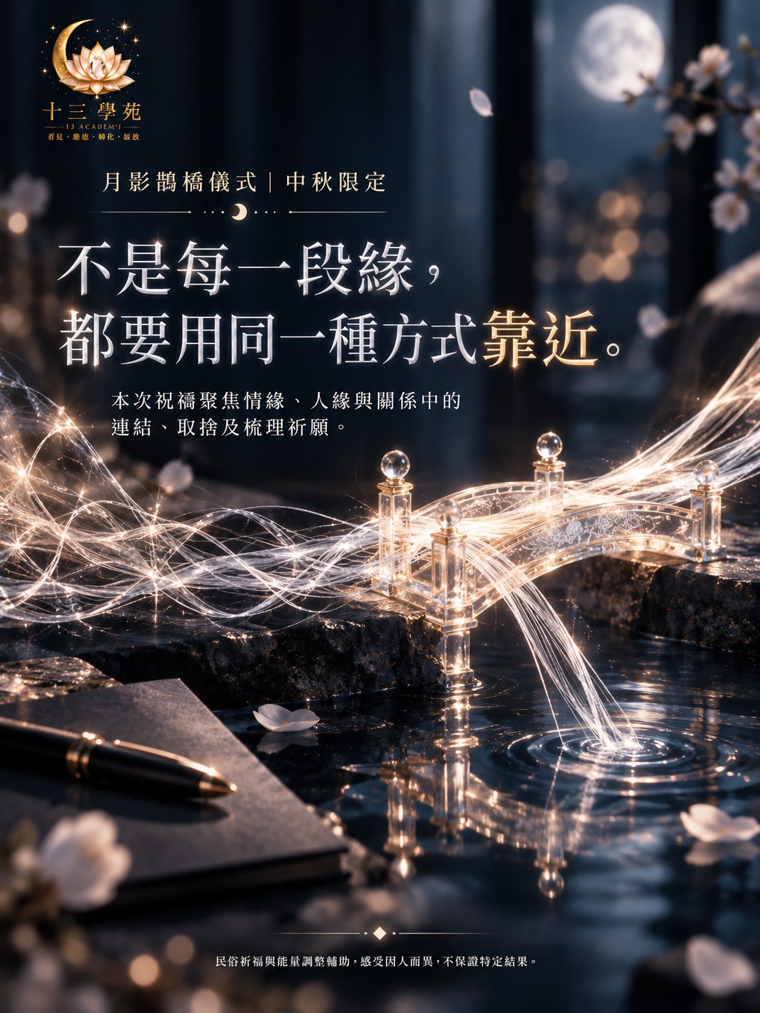 月影鵲橋儀式核心意象