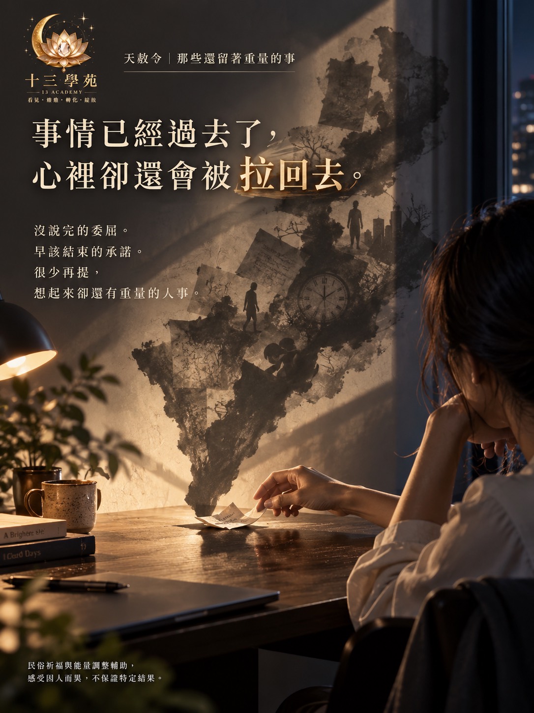事情已經過去了，心裡卻還會被拉回去