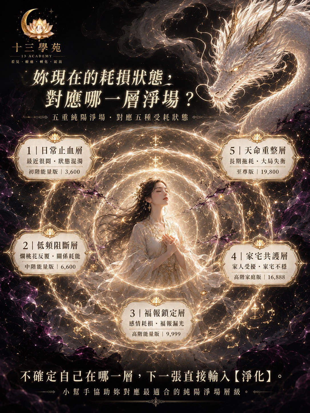 白龍神純陽正氣淨化身內隱形干擾