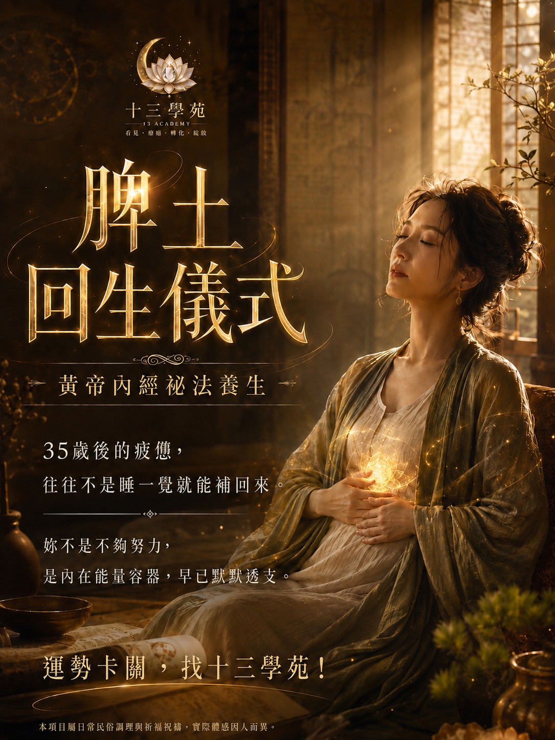 脾土回生儀式｜黃帝內經祕法養生