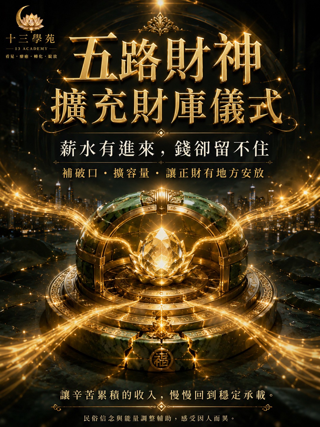 五路財神擴充財庫儀式